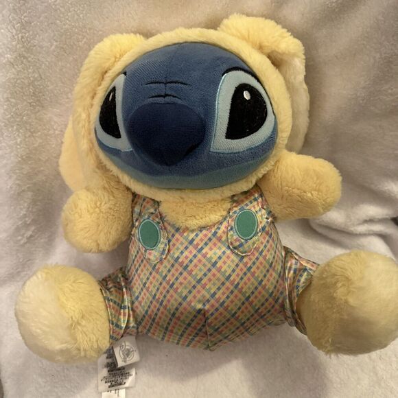 Disney Store Lilo & Stitch Plush 11" Bunny Rabbit Doll Easter Stuffed Animal - Picture 1 of 4